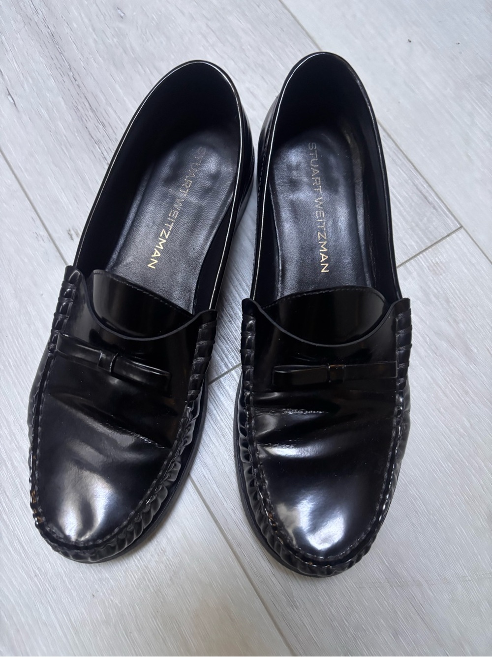 Stuart Weitzman Lottie Bow Loafers | 10 - Made in Spain 🇪🇸 - Picture 7 of 9